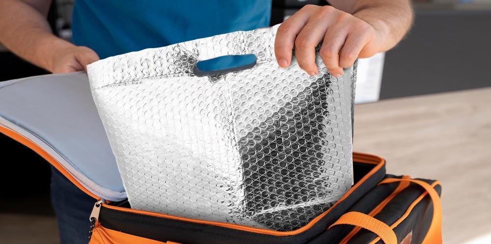 Thermo bags for temperature-sensitive product packaging