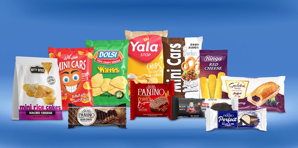 Sweets and snacks packaging for freshness and appealing presentation